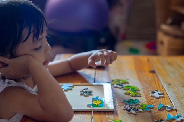 จิ๊กซอว์เป็นของเล่นเด็กปฐมวัยที่ช่วยฝึกสมอง
