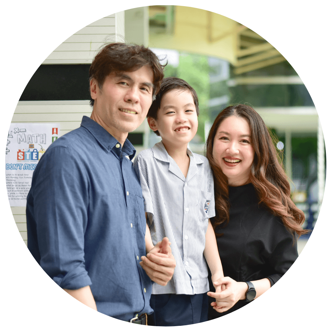 St Andrews Dusit family sharing their experience of the school community